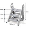Foldable Kids Step Stool for Bathroom Sink, Toddler Adjustable 3 Steps Stool with Handles, Toilet Potty Training, Nursery Ladder Standing - 2 of 4