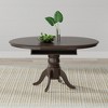 Glenwillow Home Oval Butterfly Leaf Dining Table + Cross Back Dining Chairs Dining Set - 2 of 4