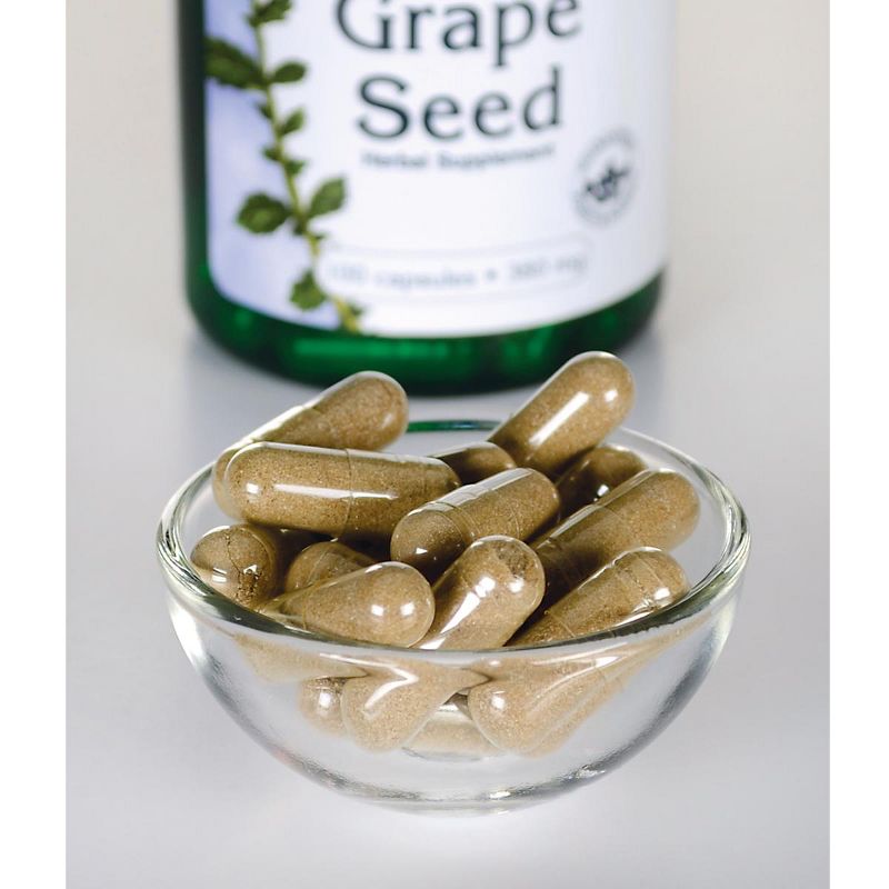 Swanson Herbal Supplements Full Spectrum Grape Seed 380 mg Capsule 100ct, 3 of 4