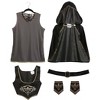 HalloweenCostumes.com Girl's Hooded Huntress Costume | Vampire Costumes for Kids - 4 of 4