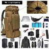 Hiking Backpack for Men 70L Camping Backpack Military Rucksack - 3 Days Assault Pack for Climbing - 2 of 4