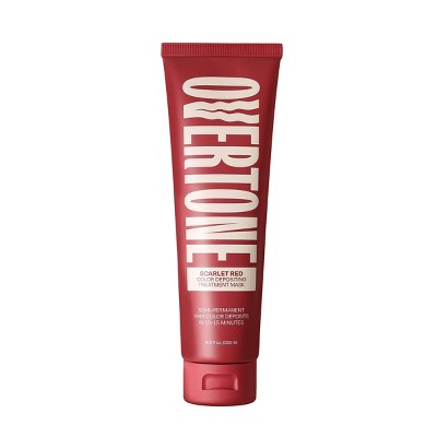 Overtone Hair Care Semi-permanent Color Depositing Mask - Scarlet Red ...