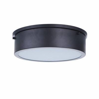 Craftmade Lighting Fenn 1 - Light Flush Mount in  Flat Black