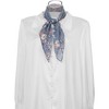 Allegra K Women's Chiffon Floral Print Square Scarves Kerchief Neck Scarf Neckerchief - 2 of 4