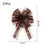 Unique Bargains Wedding Baskets Presents Large Pull Bow Bright Gift Wrapping Ribbon 5 Pcs - 2 of 4