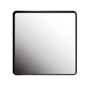 Lyngins Bathroom Mirrors,Metal Frame Wall Mirrors,Fog-proof Mirrors,Dust-proof Vanity Mirrors for Bathroom,Bedroom,Black - 1 of 4