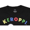 Seven Times Six Sanrio Keroppi And Chippi Women's Graphic Print Adult Crop T-Shirt Black - image 3 of 3