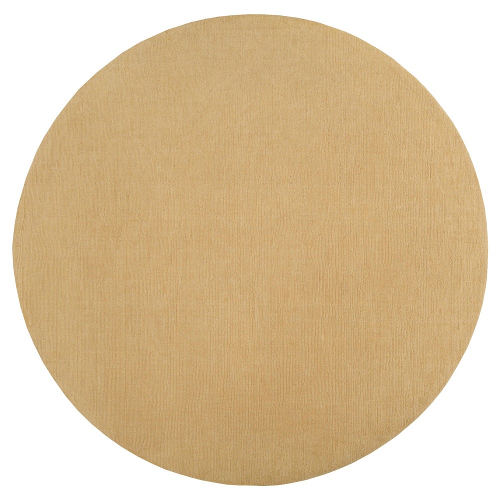 Khaki (Green) Solid Loomed Round Area Rug - (10' Round) - Surya
