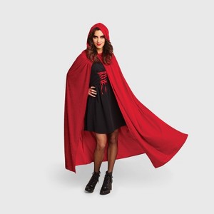 Halloween Adult Velvet Cape Halloween Costume Accessory Red - Hyde & EEK! Boutique , Women
