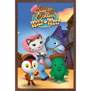 Trends International Disney Sheriff Callie - Howdy Framed Wall Poster Prints - 1 of 4