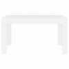 vidaXL Dining Table White 55.1 in.x29.3 in.x29.9 in. Engineered Wood - 3 of 4
