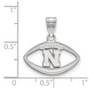 Black Bow Jewelry Sterling Silver Nebraska Cornhuskers NCAA Pendant - 2 of 3