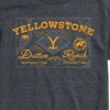 Men's - Yellowstone - Dutton Ranch Badge Short Sleeve Graphic T-Shirt - 2 of 4