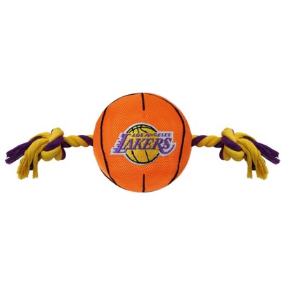NBA Los Angeles Lakers Basketball Rope Toy