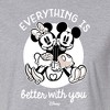 Women's - Disney - Mickey & Friends Cropped Graphic T-Shirt - 2 of 4