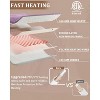 Heated Blanket Electric Throw, Soft Flannel Waffle Heating Blanket with 4 Heat Settings & 4H Auto Off, ETL Certified Heated Blanket - 4 of 4