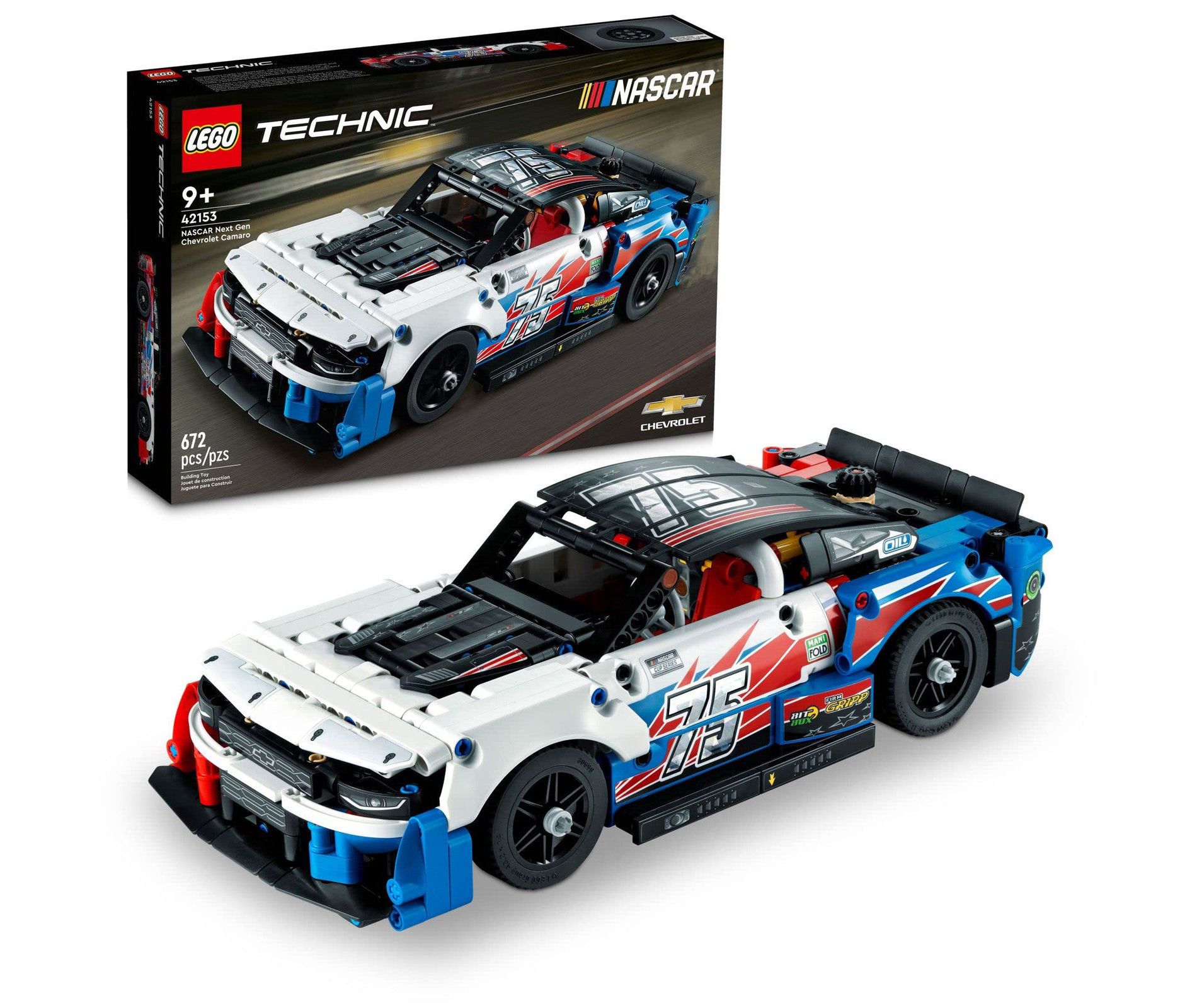 LEGO Technic NASCAR Next Gen Chevrolet Camaro ZL1 Building Set 42153 - Authen...