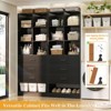 Aheaplus Closet Organizer with 3 Drawers,  Freestanding Wardrobe System with Shoe Shelf - 2 of 4