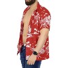 LA LEELA Mens Hawaiian Shirts Short Sleeve Button Down Shirt Men's Hawaii Shirts Boho Vacation Casual Summer Beach Shirts for Men Funny - 2 of 4