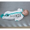 Pavilion Gift Company - (B.Y.O.B.) - 6-12 Months Teal Trimmed Sleeper - One Piece Pajamas - 2 of 4