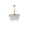 Elegant Lighting Nordic 6 - Light Chandelier in  Brass - 2 of 3