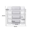 Homy Casa Kids Toy Organizer with 9 Removable Storage Bins for Playroom or Bedroom, White - 3 of 4