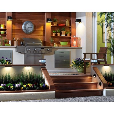 Danbury Black Steel Outdoor Wall Mount Sconce Light