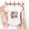 The Juniper Shop Halloween Doodle Collage Toddler Flutter Sleeve Tee - 2 of 3