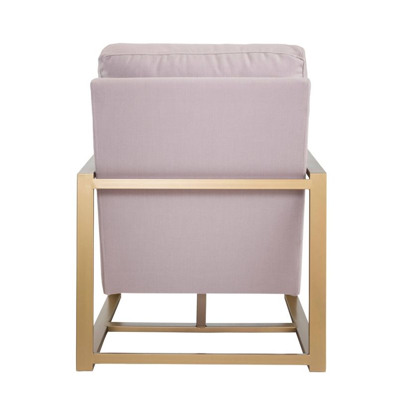 Hazel Accent Chair Blush Pink - Adore Decor, 5 of 11