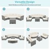CAVINAS Patio Sectional Set, Rattan Patio Furniture Set with Center Table, Modern Outdoor Couch Set for Garden, Balcony - 2 of 4