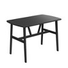 MAYEERTY 47" Modern Rectangular Wood Dining Table, Metal Frame, Fits 4-6, for Kitchen/Dining Room, Black - 4 of 4