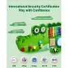 VEVOR Crocodile Activity Wall Busy Board Panels, 9 Activities, Montessori Sensory Wall Toy for Kids 3-12 Years, Green - 4 of 4