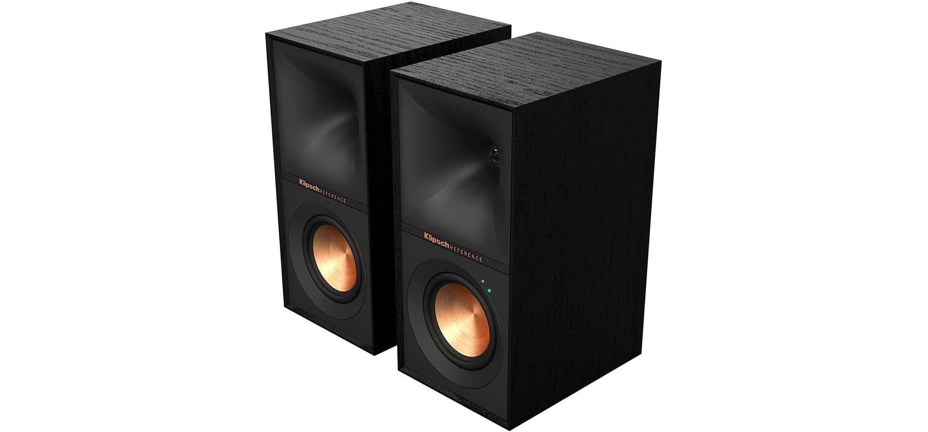Klipsch Reference R-40PM 2-Way Active Wireless Bookshelf Speakers (Black, Pair)