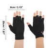 Unique Bargains Anti-slip Sunprotection Half Finger Manicure Gloves 1 Pair - 4 of 4