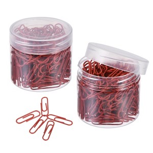 Unique Bargains Small Metal Prevent Tearing Pages Home Office Paper Clip 400 Pcs - 1 of 4