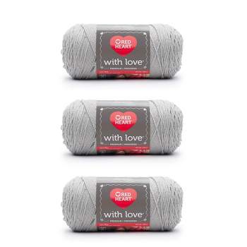 Bernat Softee Chunky Gray Heather Yarn - 3 Pack Of 100g/3.5oz - Acrylic - 6  Super Bulky - 108 Yards - Knitting/crochet : Target