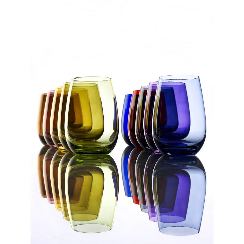 16.5oz 6pk Glass Elements Tumbler Drinkware Set - Stolzle Lausitz, 4 of 6