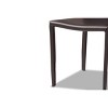 Baxton Studio 4pc Heidi Faux Leather Upholstered Dining Chairs Dark Brown: Elegant Metal Frame, Branch Pattern Design - 4 of 4