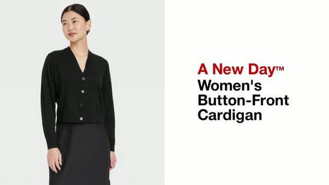 Women's Button-Front Cardigan - A New Day™, 2 of 8, play video