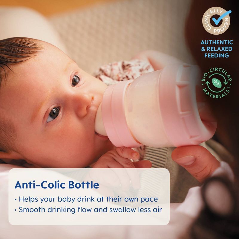 MAM Easy Start Anti-Colic Baby Bottle - 0+ Months - 5oz/3pk - Shell, 5 of 12