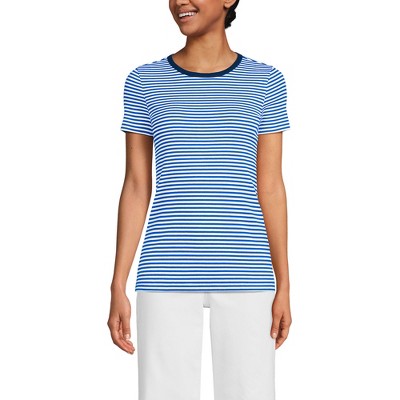 Lands' End Women's Cotton Rib T-shirt