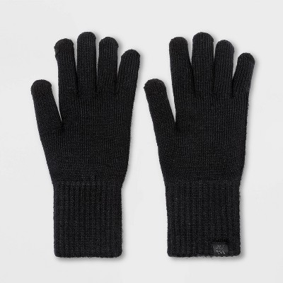 Women's Merino Wool Blend Gloves - All in Motion™ Black One Size