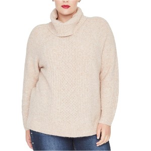 Rachel Roy Womens Cable-Knit Pullover Sweater - 1 of 1