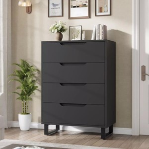 4/6 Drawer Dresser with Removable Legs, Freestanding Storage Cabinet for Bedroom, Closet - 1 of 4