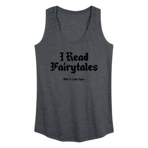 Women's - Instant Message - Read Spice Fairytales Graphic Racerback Tank - 1 of 4
