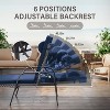 ALAULM Patio Chaise Lounge Set Outdoor Lounge Chair, Rattan Reclining Chair Adjustable Backrest, Pool Sunbathing Recliners with Folding Table - 4 of 4