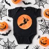 The Juniper Shop Watercolor Witch On Broom Baby Bodysuit - 2 of 3
