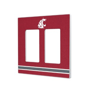 NCAA Pac-12 Universities Stripe Hidden-Screw Light Switch Plate for Double Rocker - 1 of 4