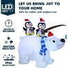 Joyfy 6.5 FT Christmas Inflatable Decoration, Polar Bear with Penguin Blow Up Lighted Inflatable for Christmas Indoor Outdoor Yard Garden Winter Decor - 3 of 4