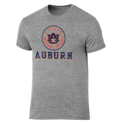 NCAA Auburn Tigers Men's Gray Tri-Blend T-Shirt